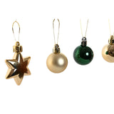 Boules de Noël Home ESPRIT Rouge Vert Polyéthylène (53 Pièces)