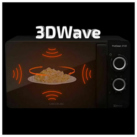 Micro-ondes avec Gril Cecotec ProClean 3130 20 L 700W Noir 