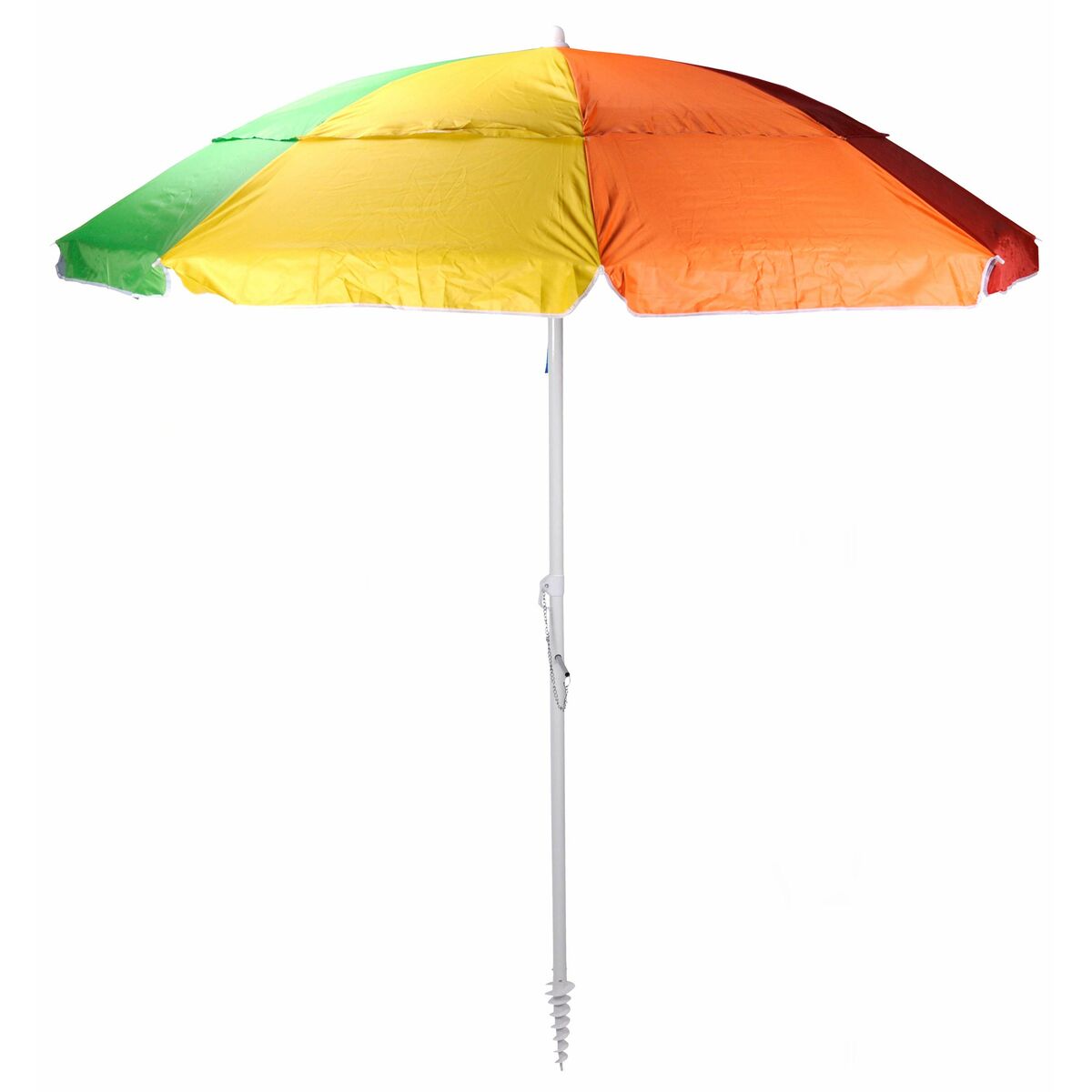 Parasol Plage Articulé Multicouleur 220 cm