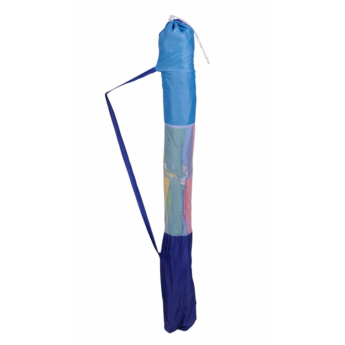 Parasol Plage Articulé Multicouleur 220 cm