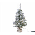 Mini Sapin de Noël Lumineo Imperial Enneigé 36 x 60 cm avec MicroLED