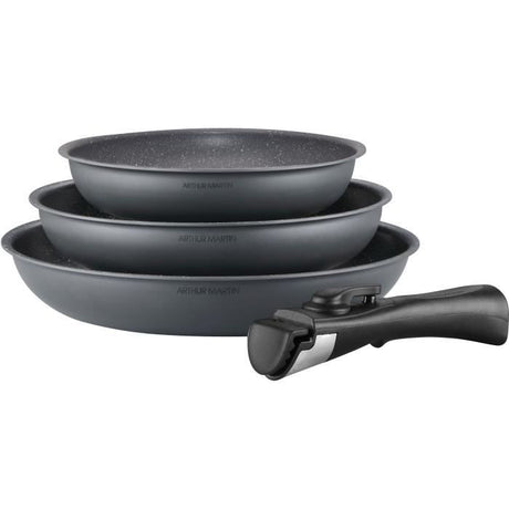Batterie de cuisine 3 pièces ARTHUR MARTIN AM521GM (20-24-28 cm)