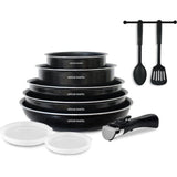 Batterie de cuisine 10 pièces Arthur Martin en Aluminium