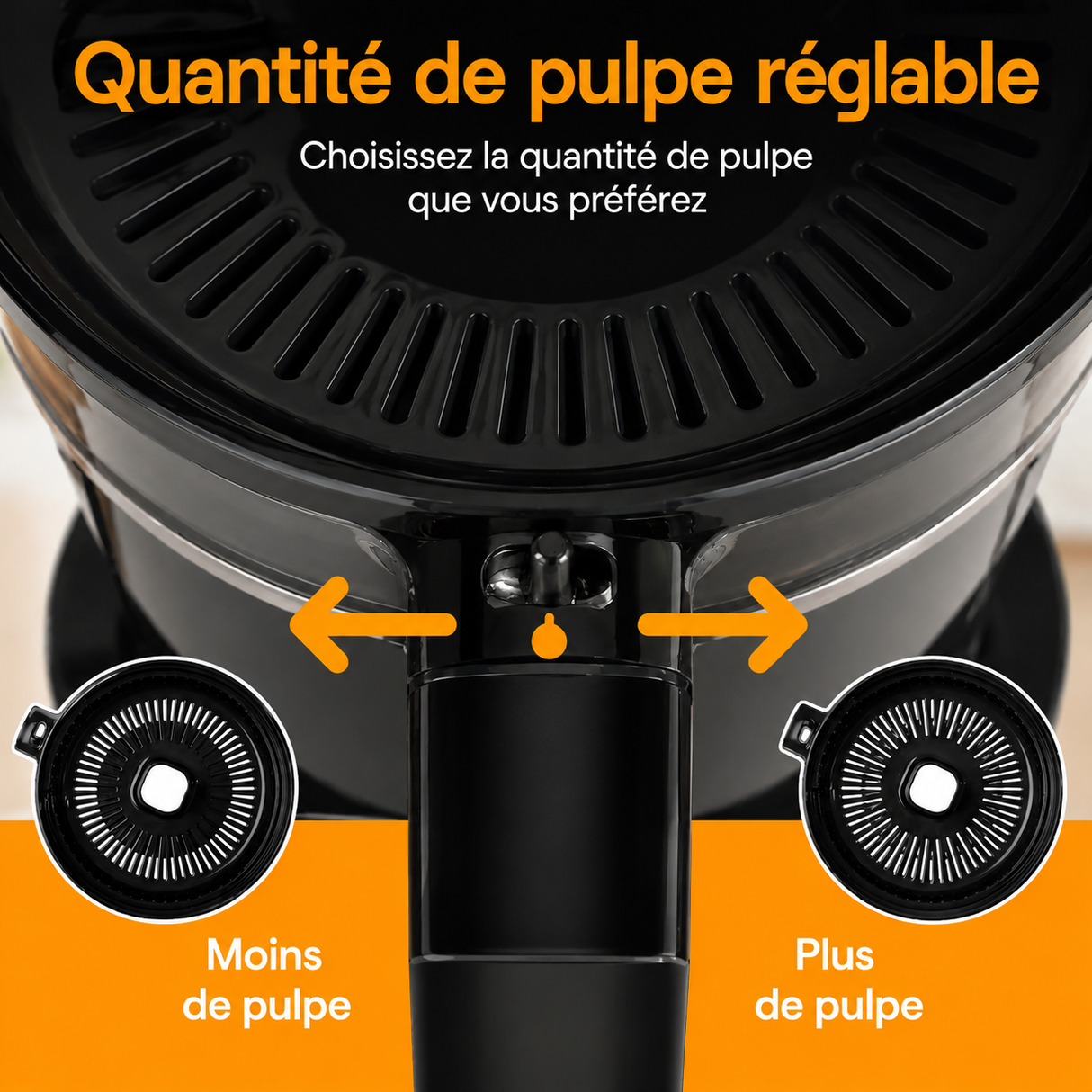 Presse-Agrumes Électrique Lebenlang 800ml – 2 Cônes, Sans BPA
