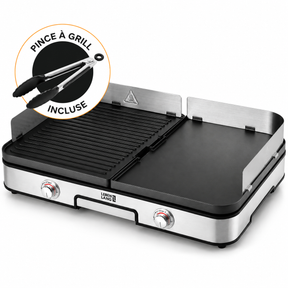 Grill électrique de table LEBENLANG 2400 W – Intérieur & balcon