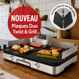 Grill électrique de table LEBENLANG 2400 W – Intérieur & balcon