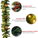 Guirlande de Noël de 270 cm