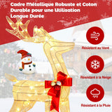 Decoration de noel cerfs