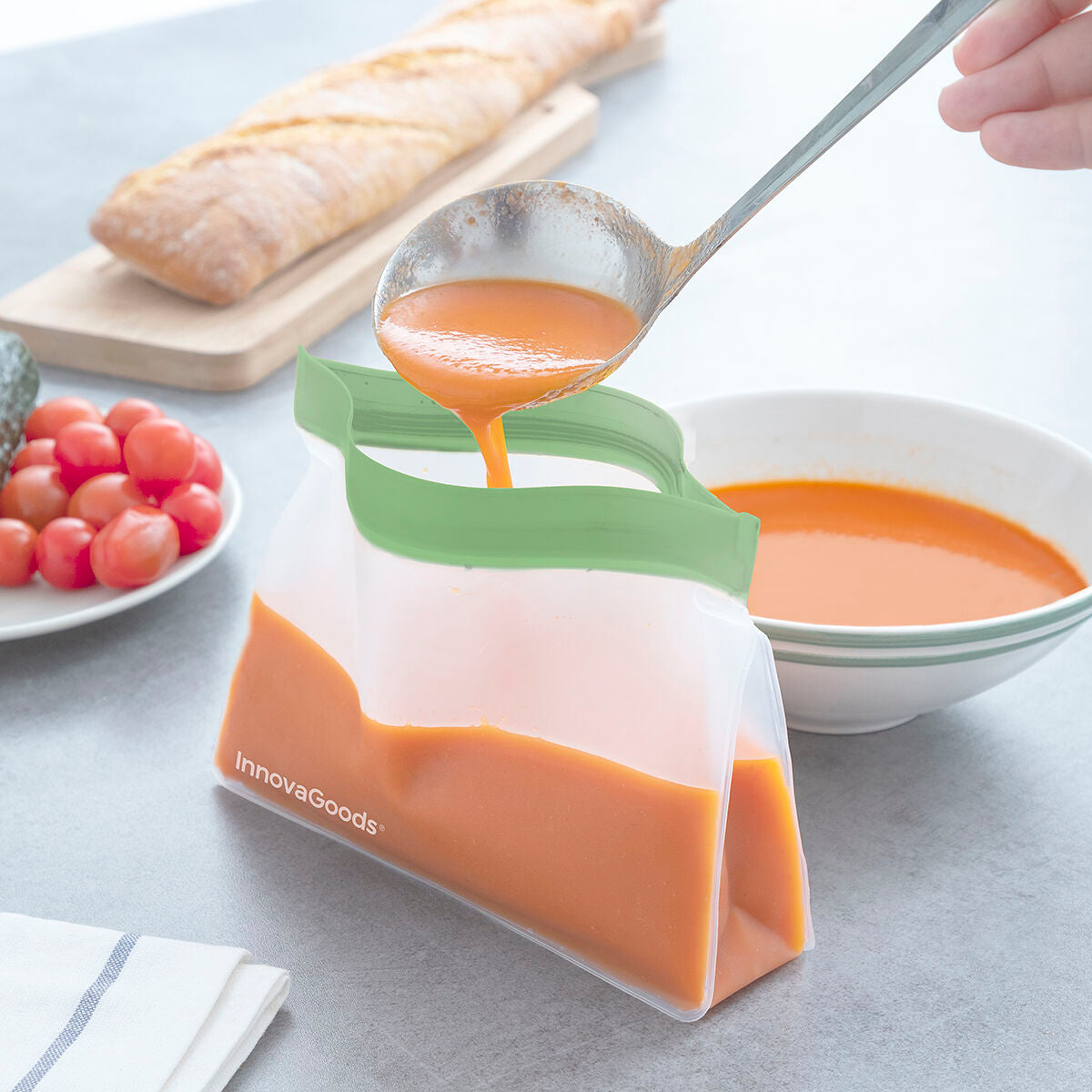 Set de Sacs Réutilisables Hermétiques Zags InnovaGoods (6 Unités)