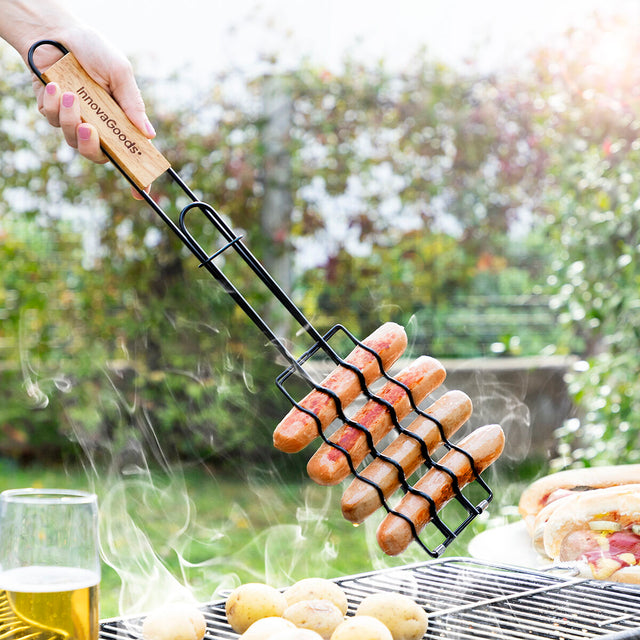 Grille de Barbecue pour Saucisses Sosket InnovaGoods