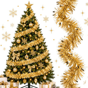 Guirlande de Noël dorée pour sapin 2 m – photo 1