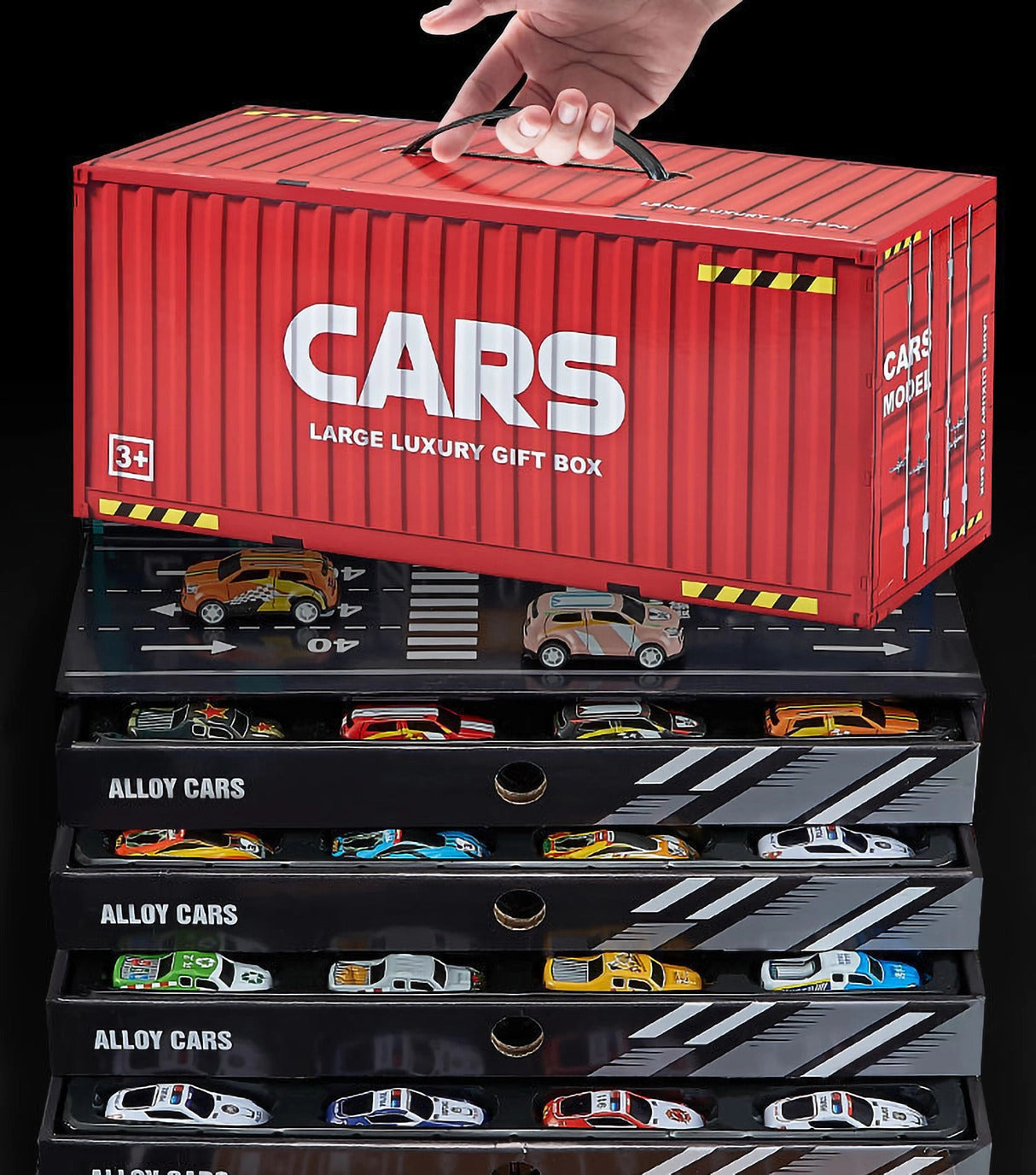 Ensemble de 48 petites voitures de course miniatures en alliage à rétrofriction pour enfants