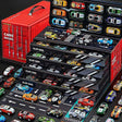 Ensemble de 48 petites voitures de course miniatures en alliage à rétrofriction pour enfants