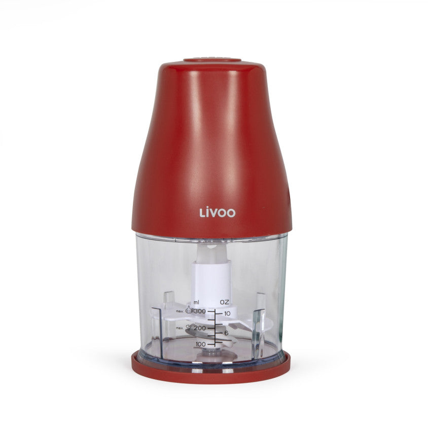 Hachoir Livoo 300 ml rouge chili – vue 1
