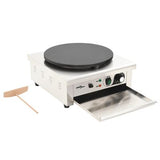 Crêpière électrique avec bac de récupération 40 cm 3000 W