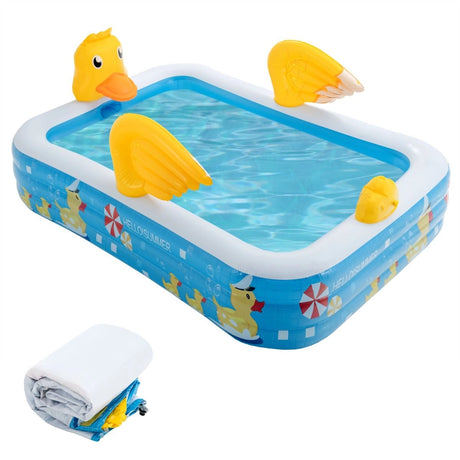 Piscine Gonflable rectangulaire pour famille