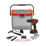 Set de forage et accessoires Black & Decker 18V - brikoneo