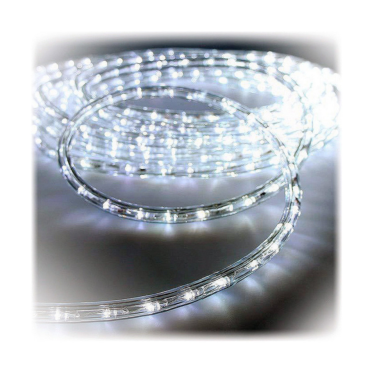 White LED light garland