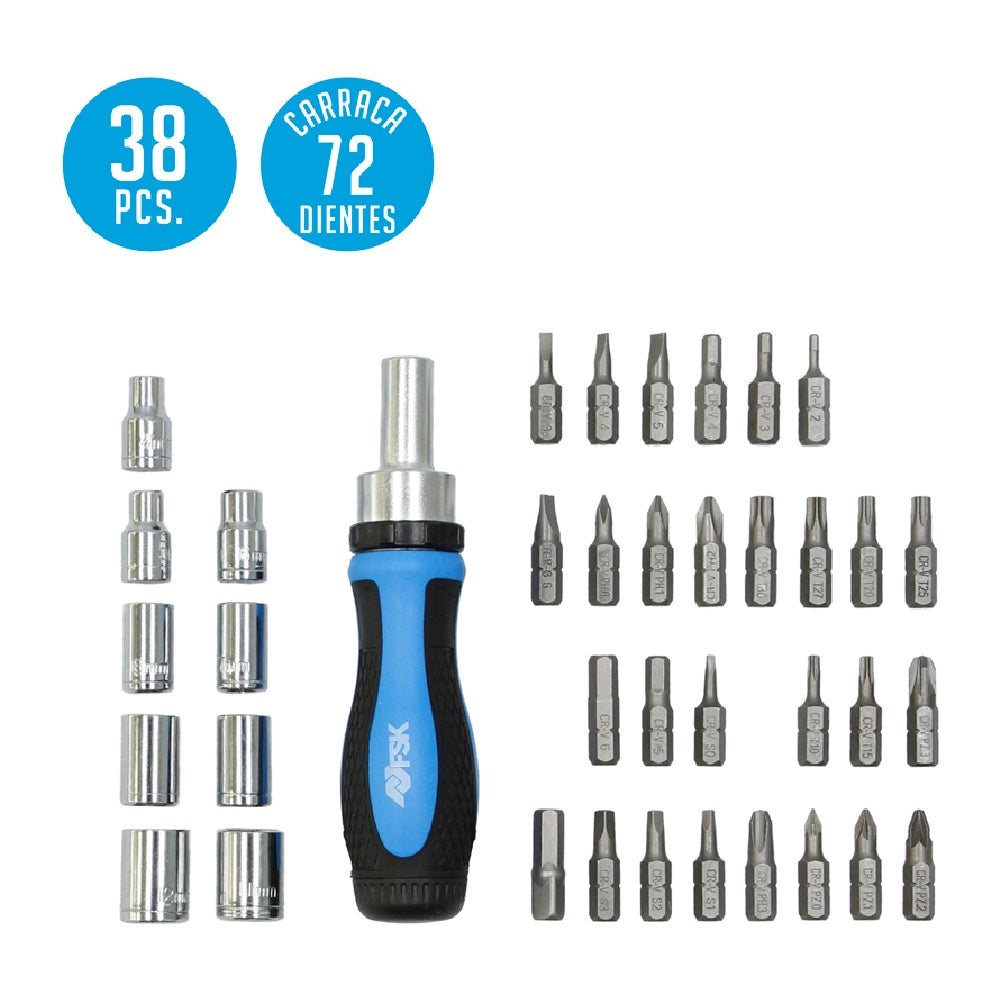 Jeu de tournevis Ferrestock (38 pcs) - brikoneo