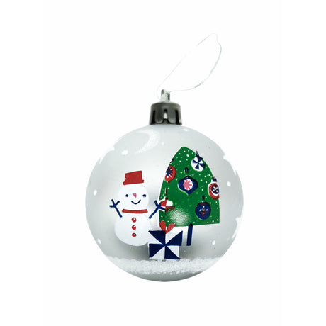 Peppa Pig Cosy Silver Christmas Ball (10 Units)