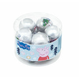 Peppa Pig Cosy Silver Christmas Ball (10 Units)