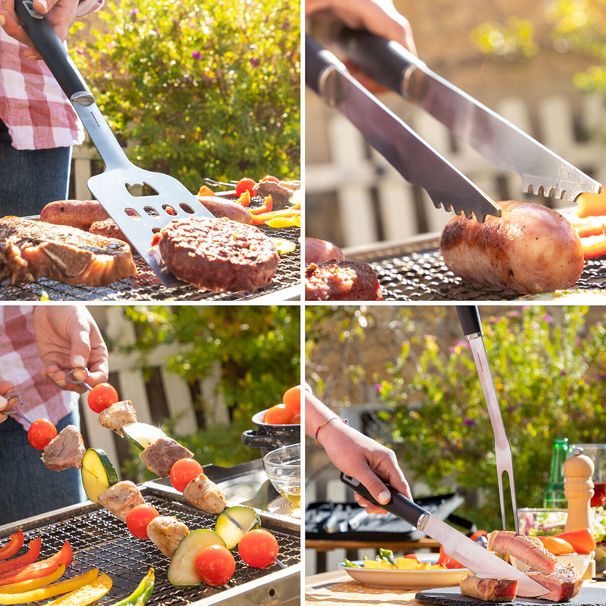Kit d’Ustensiles pour Barbecue avec Mallette de Transport 12 Pièces - brikoneo