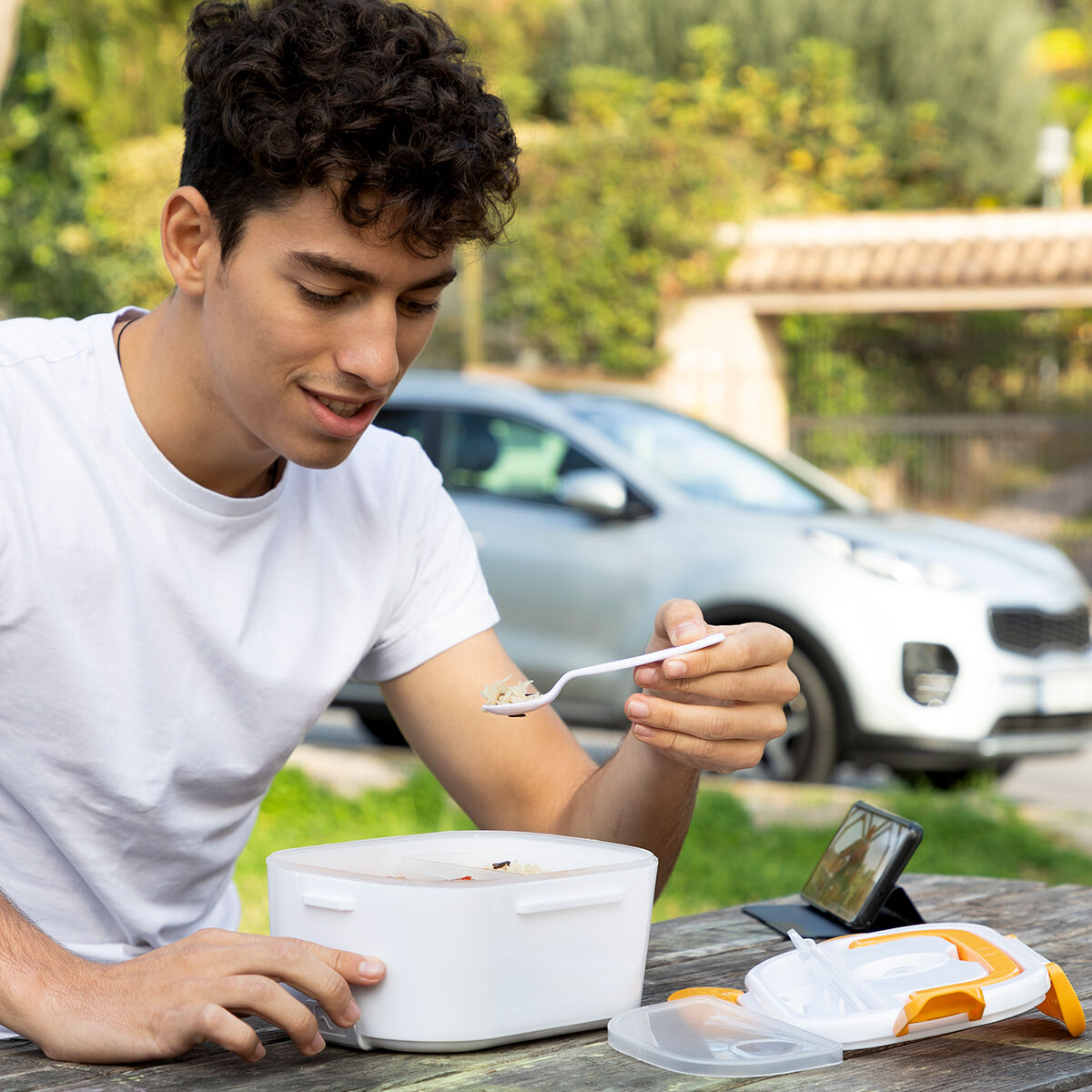 Panier-repas électrique pour voitures Carunch InnovaGoods - brikoneo
