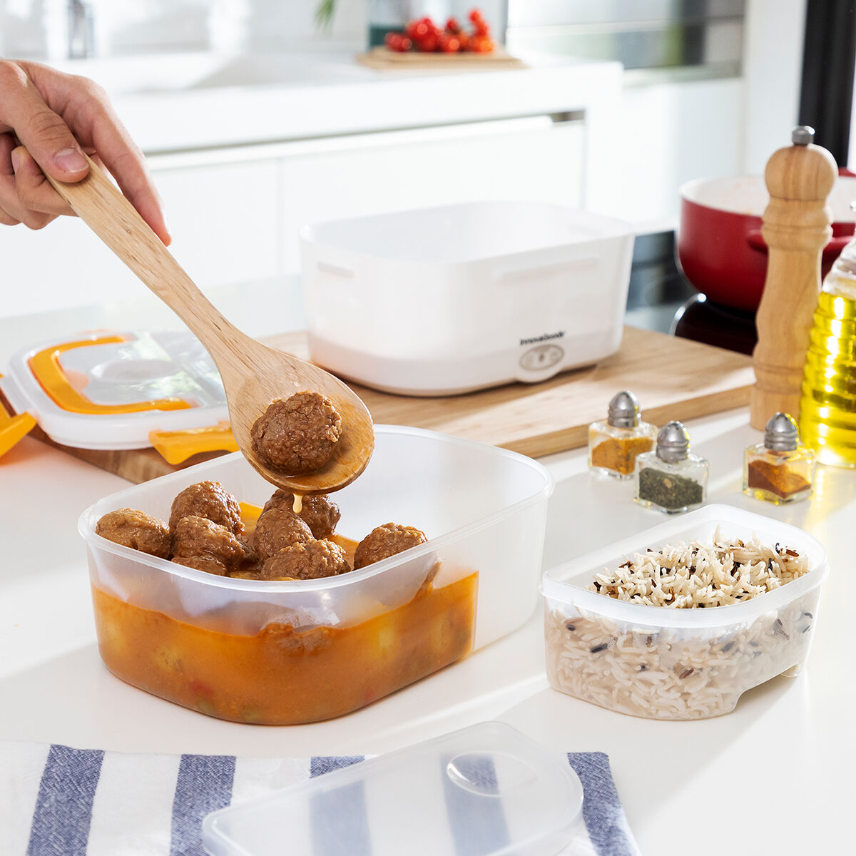 Panier-repas électrique pour voitures Carunch InnovaGoods - brikoneo
